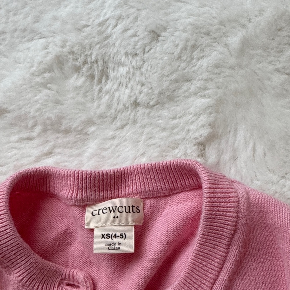 Crewcuts Pink Kids Cardigan - Picture 2 of 2